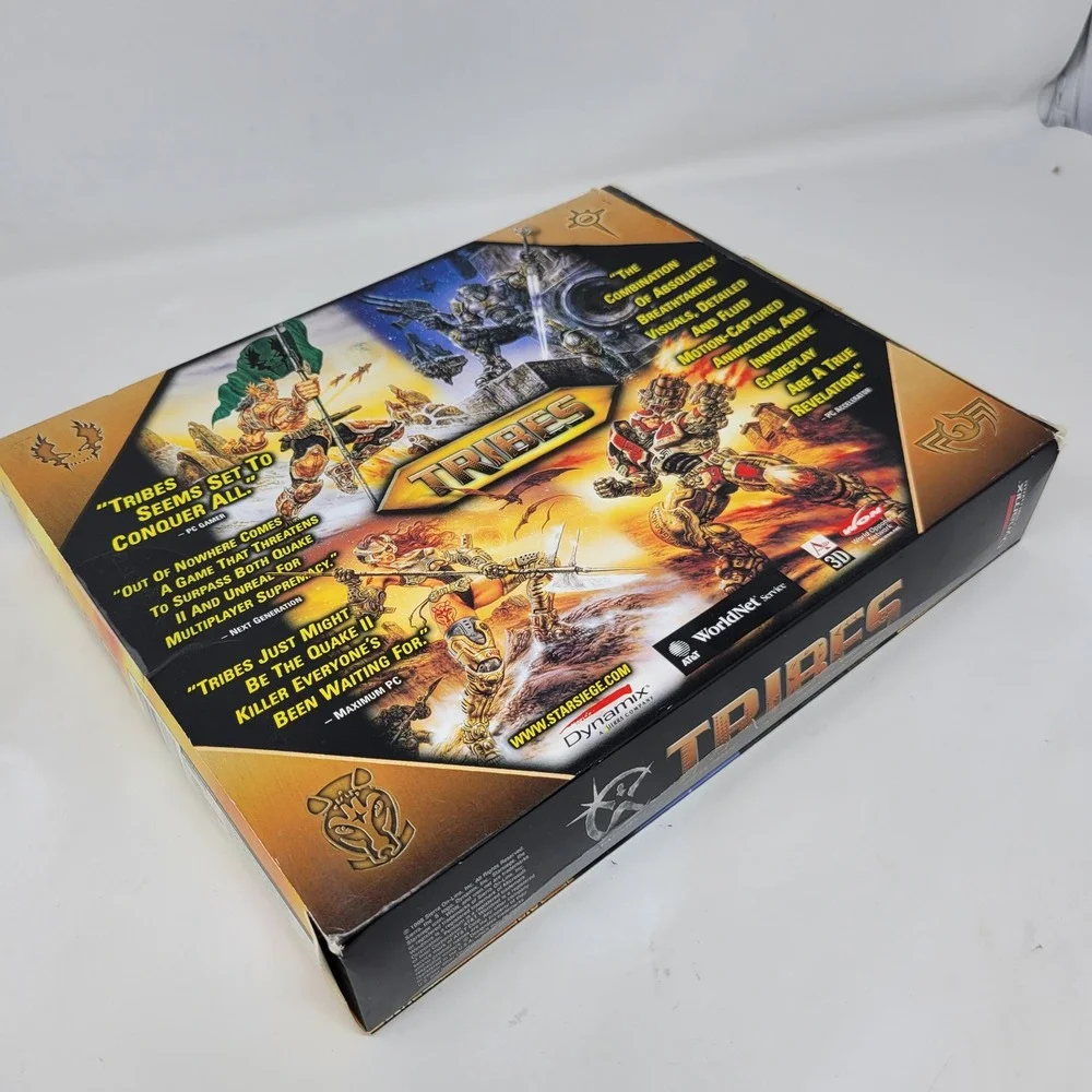 Starsiege Tribes PC Big Box 1998 Dynamix Sierra Windows 95 98 Complete